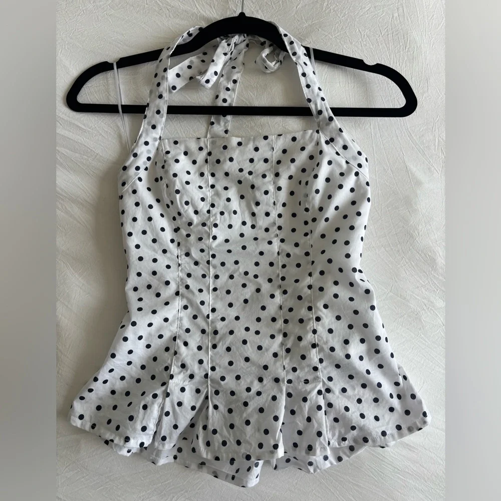 Polka dot halter top! - Picture 1 of 4